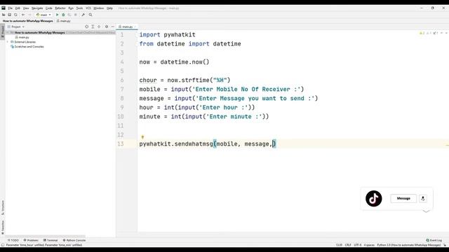 How to Automate WhatsApp Messages? - Python смотреть онлайн
