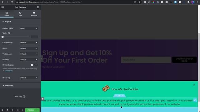 Add a Clean Cookie notice to your Wordpress Site - Elementor Tutorial смотреть онлайн