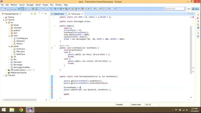 Java Game Development: #13 Splash Screen смотреть онлайн
