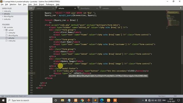 How to Update / Edit data in mysql database using php | CRUD 3 смотреть онлайн
