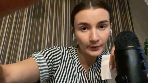 АСМР де-макияж  слюнявым пальчиком ??