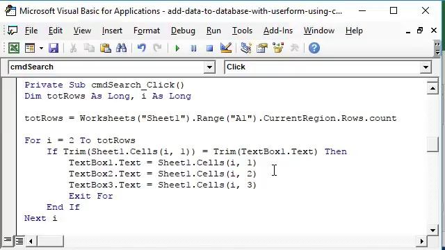 Search for Data In Excel Database with User Form смотреть онлайн
