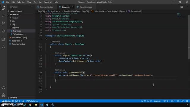 Selenium C# Nunit Page Object Pattern - Part 2 смотреть онлайн