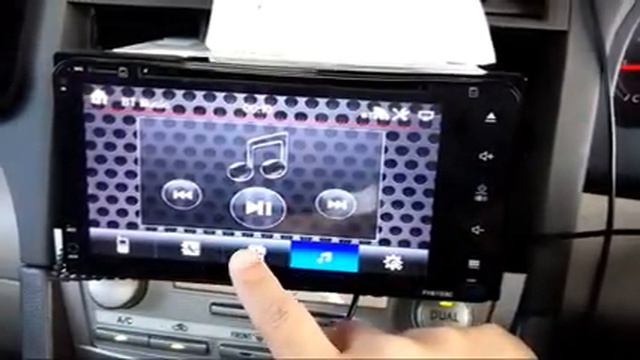 LEON Toyota mirror link DVD USB Bluetooth Player Demo Video смотреть онлайн