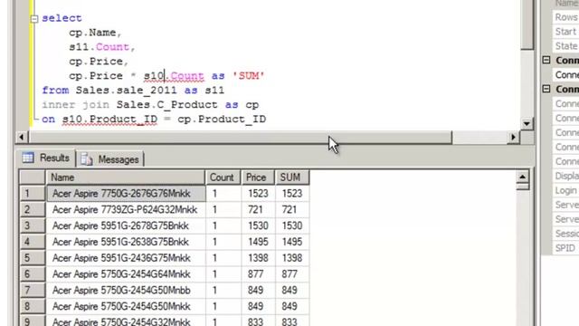 Оператор UNION в SQL Server 2008 R2 смотреть онлайн