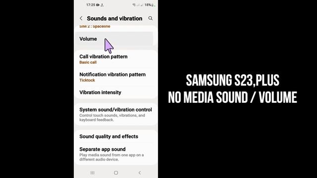 Samsung S23,Plus Media Sound Problem & Media volume not working problem смотреть онлайн