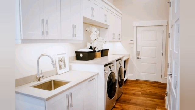 Top 20 Modern Home Laundry Decor Ideas|Home clothes washing area designs смотреть онлайн