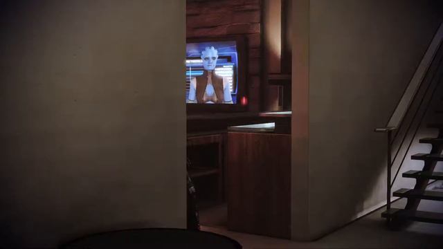 Mass Effect 3 LE Citadel Shepard watches a game with Vega and Cortez- both outcomes смотреть онлайн