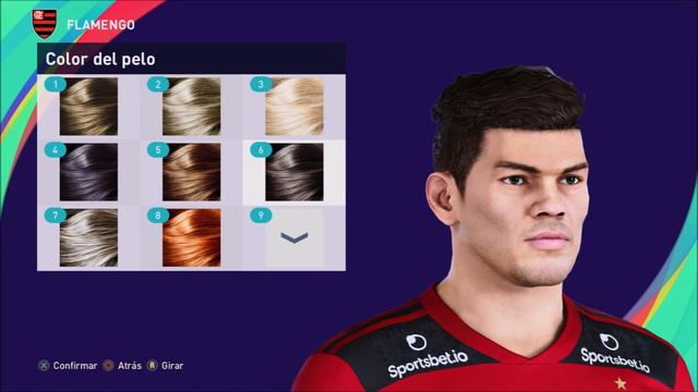 AYRTON LUCAS face+stats (Flamengo) How to create in PES 2021 смотреть онлайн