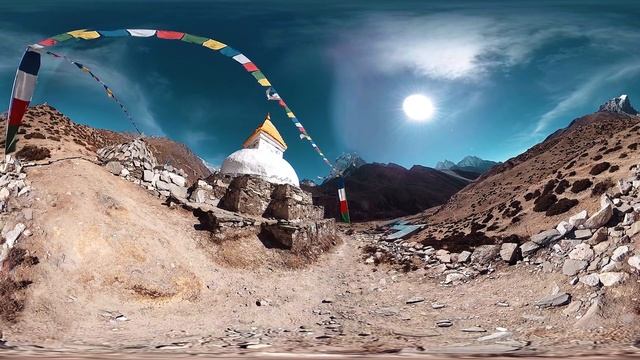 VR/360 Music for Healing Meditation in the Tibet Mountains смотреть онлайн