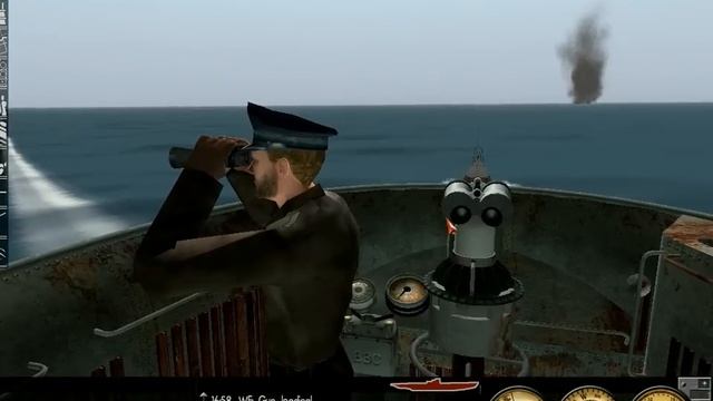 Silent Hunter 3 Tutorial - Exam 2 - Naval Artillery смотреть онлайн