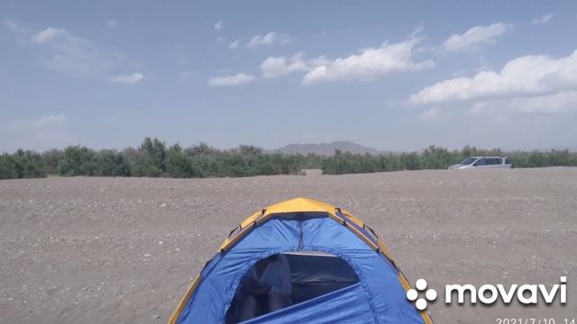 Капчагай. Северный берег. Дикий пляж за поселком Шенгельды. 10.07.2021. За полчаса до урагана. смотреть онлайн