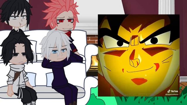 Jujutsu Kaisen React To Goku | Dragon Ball | Gacha react смотреть онлайн