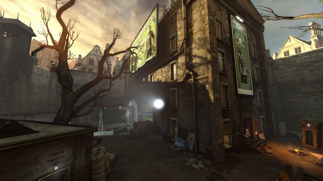 Dishonored Ambience | Drapers Ward Textile Mill Courtyard | Ambient Music | ASMR | 1440p