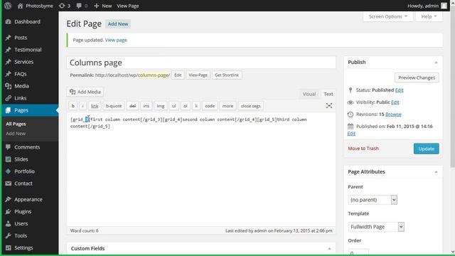 WordPress. How To Use Grid (Columns) Shortcodes (Non-Cherry Based) смотреть онлайн