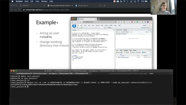 Reproducible RStudio Projects with Docker, Packages, Snapshots and Packrat (Vincent Major) смотреть онлайн