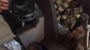 Клепальный станок колодок  самодельный