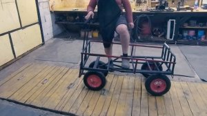 #Грузовая #тележка. Часть 3 | #Двухосная раздвижная тележка грузоподъемностью 300+кг