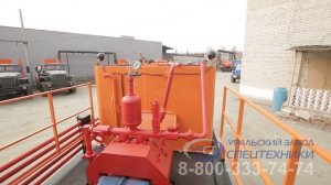 Цементировочник ЦА-320 с поршневым насосом ЦН-26-32 производства Уральского Завода Спецтехники