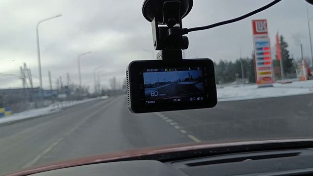 Комбо видеорегистратор Playme Mark пример работы смарт режима смотреть онлайн