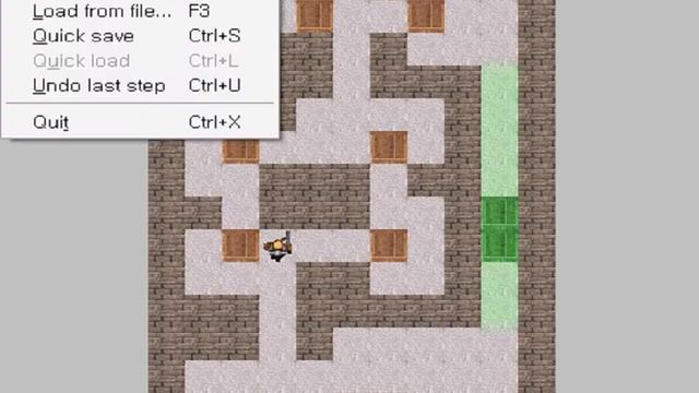 Visual Sokoban v1.32 (Windows game 1999) смотреть онлайн