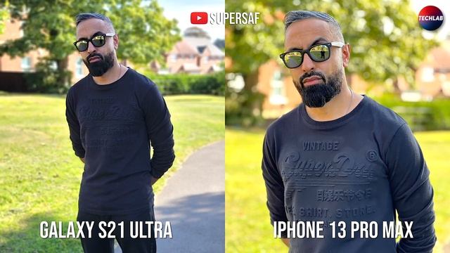 ТЕСТ КАМЕР iPhone 13 Pro Max vs Samsung Galaxy S21 Ultra / Полный обзор камер / techLab на русском смотреть онлайн