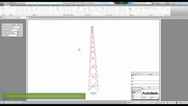 How to Design a Tower in Advance Steel смотреть онлайн