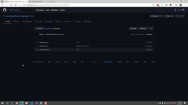 PowerShell Universal: Git Synchronization смотреть онлайн