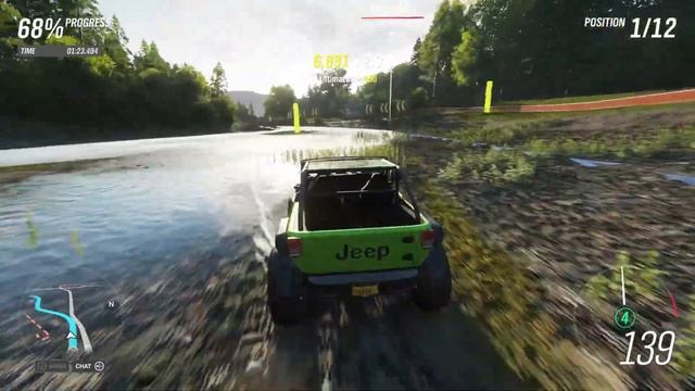 Forza Horizon 4 - Whitewater Falls Cross Country - Jeep Trailcat - i5 4690K & GTX 970 смотреть онлайн