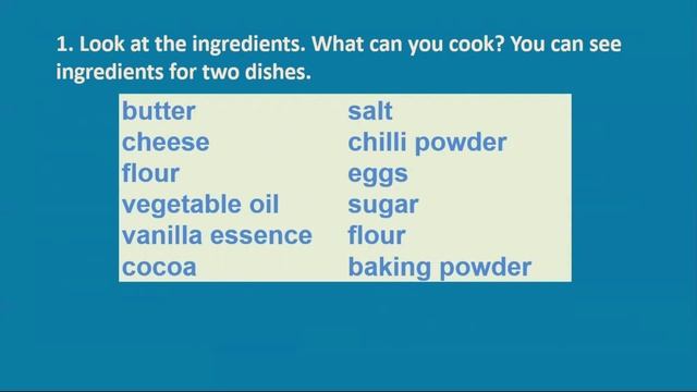 Тема 25. Project “Cookery Book” смотреть онлайн