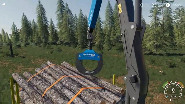 FS19 | Forestry On Geiselberg | Small Logs | Timelapse | EP8 смотреть онлайн
