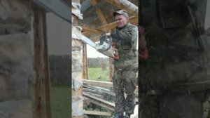 Пристрой из бруса к срубу