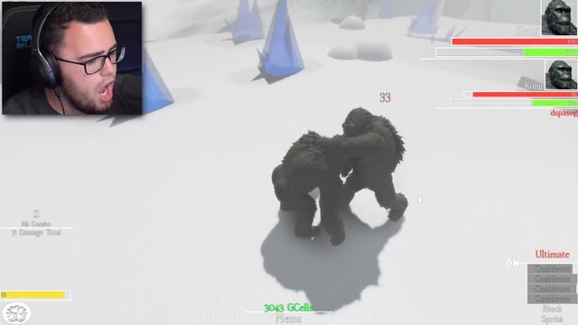 Playing as KING KONG vs GODZILLA in Roblox смотреть онлайн