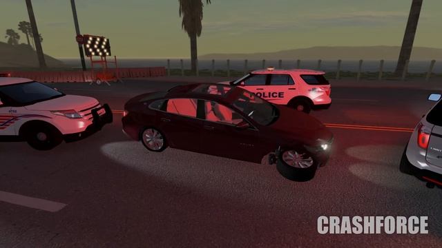 Epic Police Pit Maneuver Crashes #14 - BeamNG drive смотреть онлайн