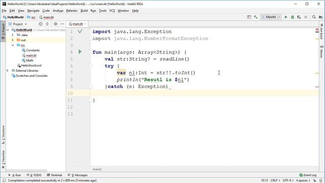 kotlin in Urdu | Exception lec 19 смотреть онлайн