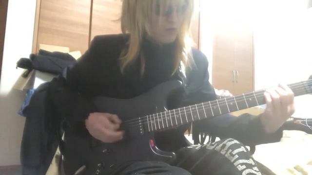 【guitar】‪cinderella Nobody's Fool Guitar Solo‬  Improvise Play🎸 【ギター】‪