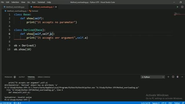 #57:- Method Overloading In Python In Hindi | Python Tutorial For Beginners смотреть онлайн