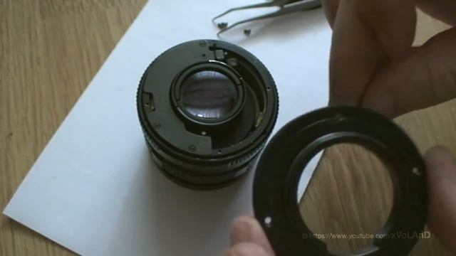 Helios 44M-4 for Nikon. How to fix the aperture on the old lens / Гелиос 44м-4 для Nikon смотреть онлайн