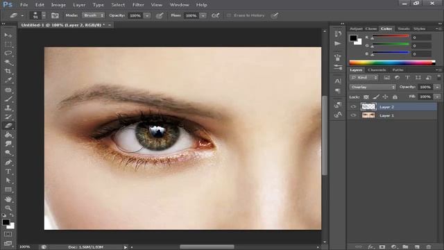 Maquiagem digital no Photoshop CS6 2016 смотреть онлайн