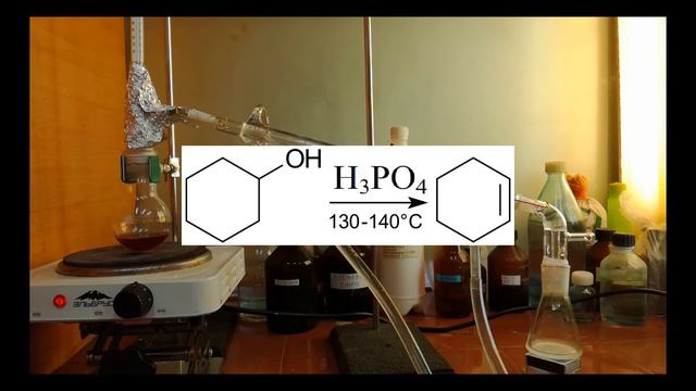 Синтез циклогексена (synthesis of cyclohexene) смотреть онлайн