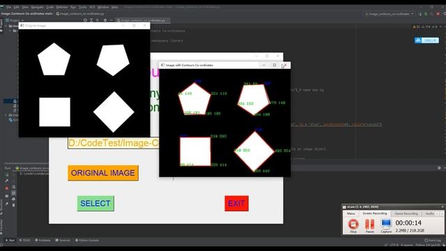 基于Python+OpenCV图像轮廓坐标(GUI界面) смотреть онлайн