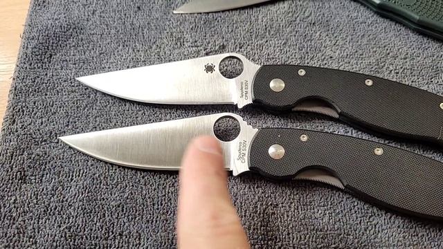 Spyderco Military 2004 год Vs  Spyderco Military 2012 год. В чем разница? ?