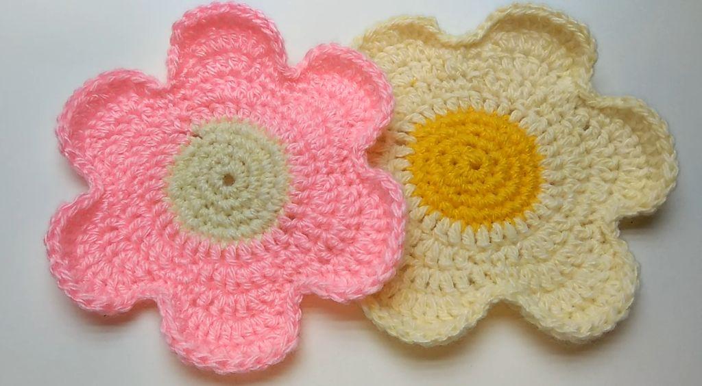 Подставка под горячее крючком 🌸🌺 "Цветок" 🌼МК смотреть онлайн