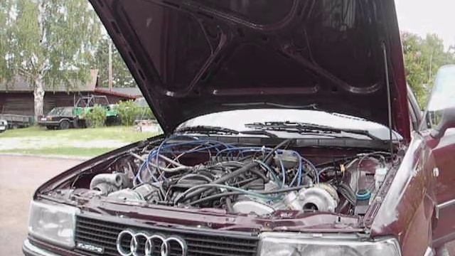 Audi 90 quattro V8 biturbo смотреть онлайн