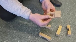 Сборка головоломки "Крест"