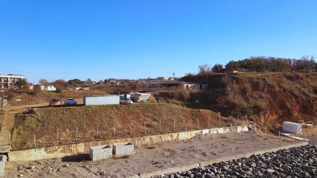 Зимой у моря в Крыму. Западный берег. Береговое. 4к смотреть онлайн