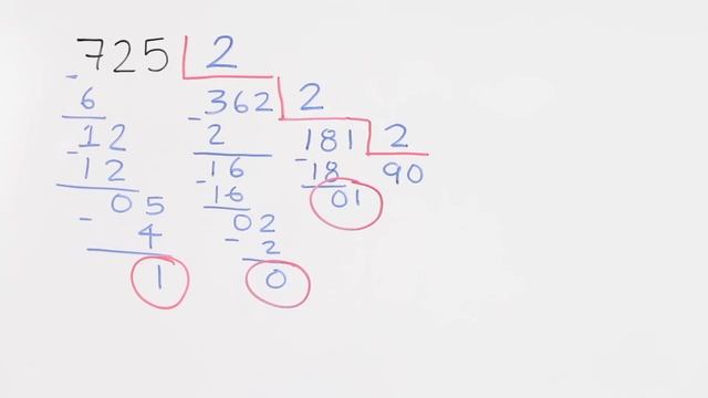 Convertir un número decimal a binario / Sistemas de Numeración 7 de 13 смотреть онлайн