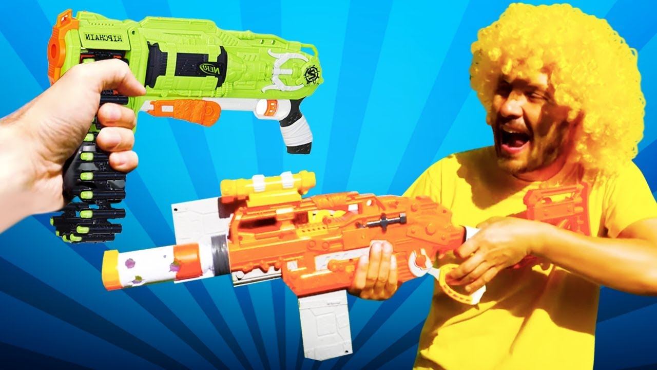 Nerf Gun Games & Nerf Wars! Comedy & Entertainment Videos & Video Games - Funny Vlogs