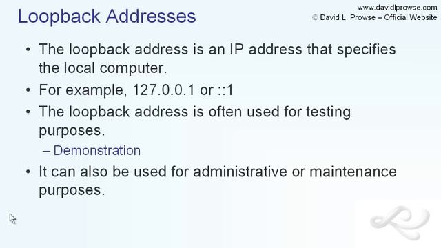 Loopback Addresses смотреть онлайн