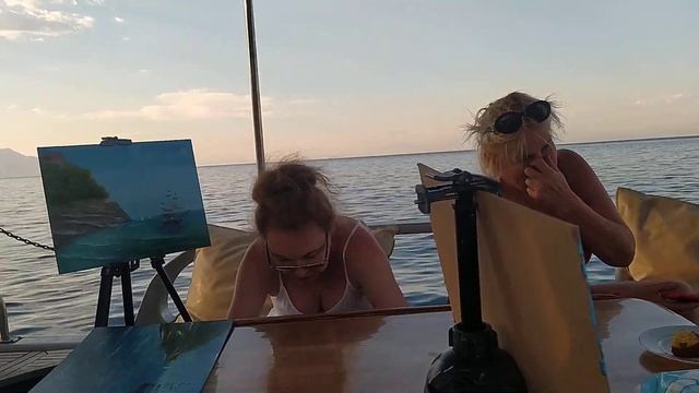 Рисуем на яхте в Кемере смотреть онлайн